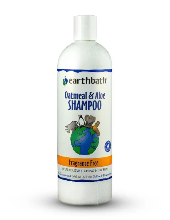 Earthbath Oatmeal & Aloe Shampoo Frag Free 16-oz