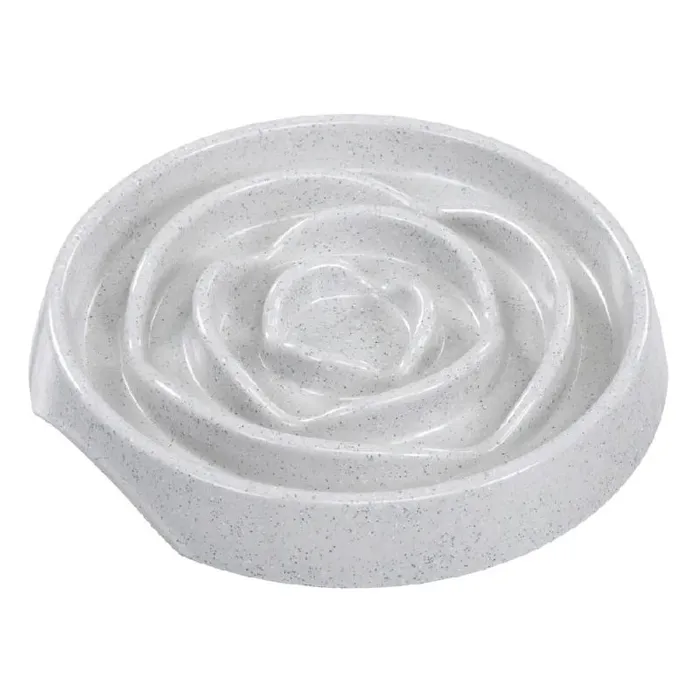 Messy Mutt Slow Feeder Speckled Grey 1.75 Cup